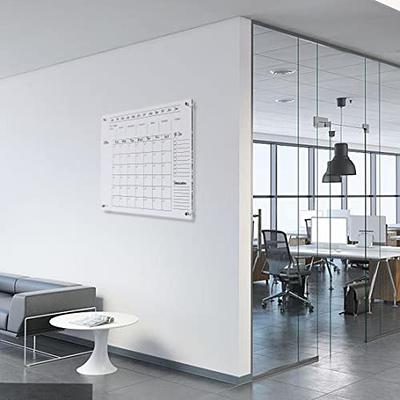 2 Pack Dry Erase Whiteboard Calendar for Wall, Magnetic Weekly