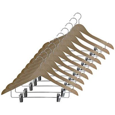 Rebrilliant Quality Metal Hangers, 100-Pack, Swivel Hook