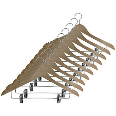 Rebrilliant Wood Standard Hanger for Dress/Shirt/Sweater