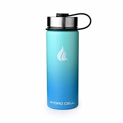 HYDRO CELL Stainless Steel Insulated Water Bottle with Straw - For Cold &  Hot Drinks - Metal Vacuum Flask with Screw Cap and Modern Leakproof Sport