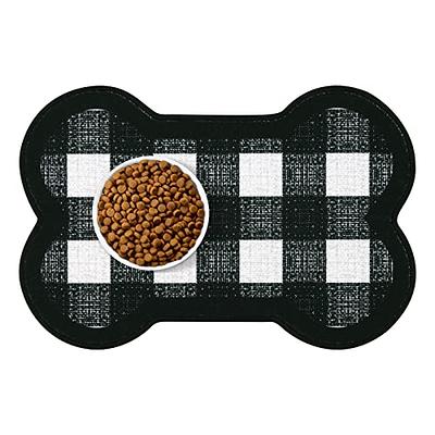 VCEPJH Absorbent Dog Mat for Food and Water Bowls - 2 Pack 32x20 inch Large  Pet Feeding