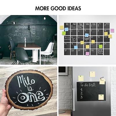 Chalkboard Wallpaper Stick and Peel: Classroom Chalk Board Paint Self  Adhesive Wall Paper Removable Blackboard Stickers Chalkboard Signs with 8  Colorful Chalks (Black,17.5 x 78.7) - Yahoo Shopping