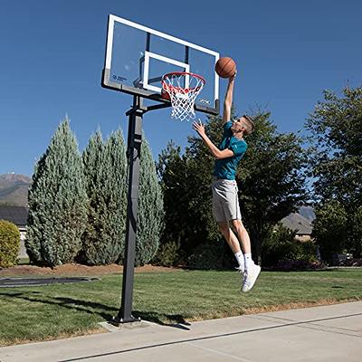 Lifetime Height Adjustable In-Ground Basketball Hoop (54 Polycarbonate  Backboard)