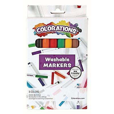 Crayola Washable Marker Classroom Set, Conical Tip, 8 Assorted Colors, Set  of 200