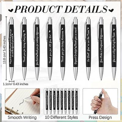 100 Pcs Ballpoint Pens Motivational Inspirational Quotes Metal Pen Bulk  Employee Appreciation Pen Gifts Encouraging Writing Black Ink Pen for  Student Coworker Teacher Office (Demotivational Quotes) - Yahoo Shopping