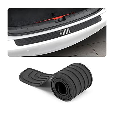 Rear Bumper Protector Guard Trunk Rubber Protection Strip Rubber  Scratch-Resistant Trunk Door Entry Guards Car Accessory for SUV/Cars  Universal