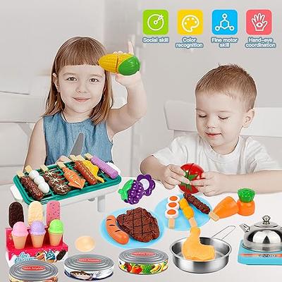 Toys Kitchen Set For Kids 3-8, Play Dough Set,playdough Tools,pretend  Cooking Food Play