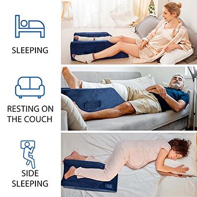 Leg Elevation Wedge Pillow for Sleeping, After Surgery