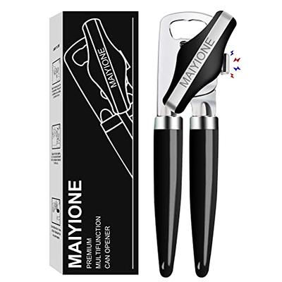 PrinChef Can Opener Smooth Edge, Safety Can Opener Manual | Side Cut Hand  Can Openers No-Trouble-Lid-Lift, Stainless Steel Blade & Large Rubber