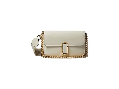 Marc Jacobs Beige & Black 'The Monogram J Marc' Shoulder Bag