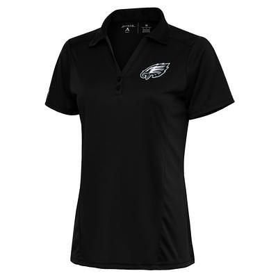 Men's Antigua White/Steel Philadelphia Eagles Nova Polo Size: Medium