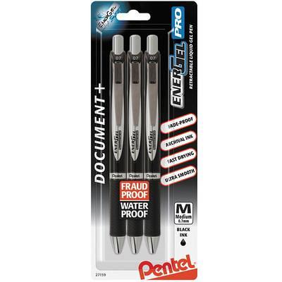 EnerGel-X Retractable Liquid Gel Pen, Black, 0.5mm - PENBLN105A, Pentel Of  America