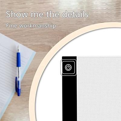 A4 Wireless Battery Powered Light Pad, TOHETO Tracing Light Box Dimmable  Brightness Rechargeable LED Light Board Portable Cordless Copy Board for  Artist Drawing Sketching X-ray Viewing 