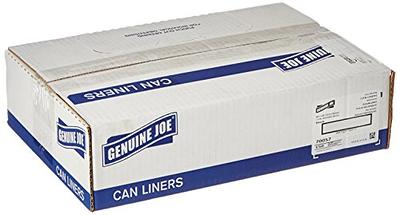 Genuine Joe 1.2mil Black Trash Can Liners