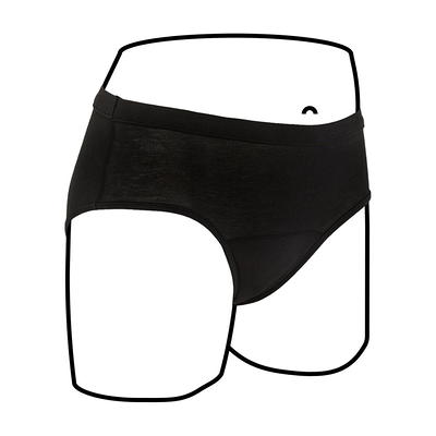 Thinx for All - Reusable Period Underwear Black Brief Super