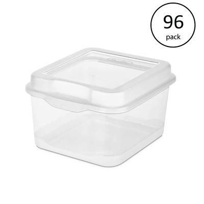 Basicwise 5.36 Gal. Large Clear Storage Container With Lid and