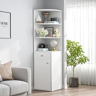 Living Room Narrow Corner Storage Cabinet With Door Household