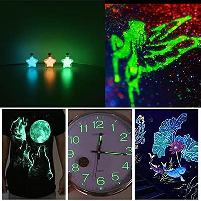 5 Colors Non-toxic Glow In The Dark Neon Paints For Face & Body