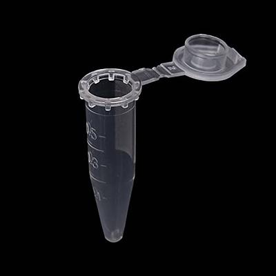 2ml Microcentrifuge Tubes with Snap Cap, Polypropylene Graduated, 500 Pcs  Sterilized Clear Plastic Small Vials with Caps for Sample Storage Without  Leakage - Yahoo Shopping