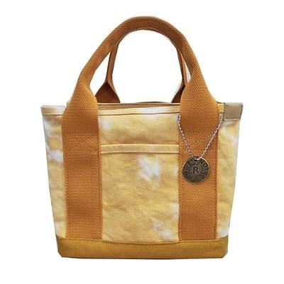 Ruofuna Women Tote Bag with Pockets Zipper Casual Shoulder