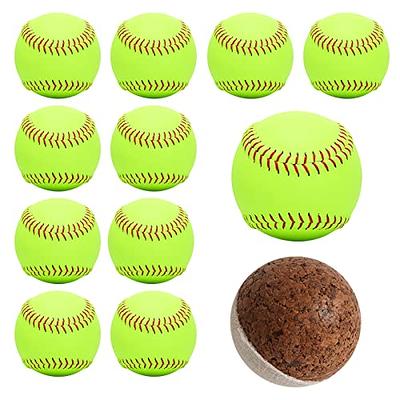 Baisidiwei Practice Softballs Size 12 Inch Softballs. Fastpitch Softballs,  Official 12 inch Size and Weight