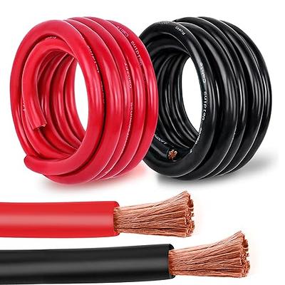 10 Gauge Wire Tinned Copper Electrical Cable, iGreely 10 AWG 2 Conductor  Insulated Marine Wire for Solar Panel Car Auto Speaker,Low Voltage Wire for  LED Lighting-50Ft Black& 50Ft Red - Yahoo Shopping