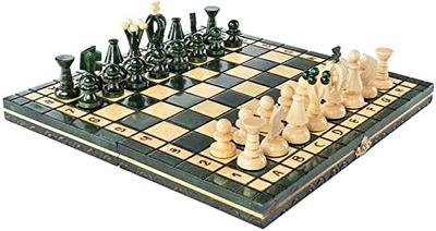  Wegiel Handmade European Ambassador Chess Set - Wooden