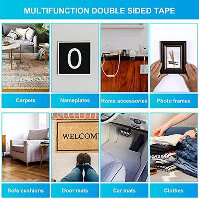 AIEX 0.59inch x 65.6ft (20m) Double Sided Tape, Multifunctional