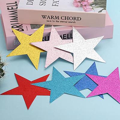 324 Pcs Glitter Stars Cutouts Paper Star Decorations Glitter Five Star  Confetti Cutouts Multicolor Glitter Star Cutouts for Bulletin Board  Classroom