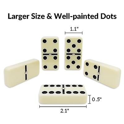 ESSAJOY Mexican Train Dominoes Set Dominoes Set for Adults Double