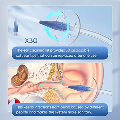 Ear Wax Removal Tool with Ear Camera by Tilcare - Ear Irrigation Flushing  System for Adults & Kids - Perfect Ear Cleaning Kit - Includes Basin