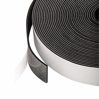 Dualplex Neoprene Foam Strip Roll , 3 Wide x 10' Long 1/4 Thick, Weather  Seal High Density Stripping with Adhesive Backing