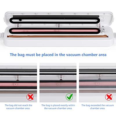  Wevac 8''x100' & 11''x100' 2 Rolls Food Vacuum Seal Roll Keeper  with Cutter, Ideal Vacuum Sealer Bags for Food Saver, BPA Free, Commercial  Grade, Great for Storage, Meal prep and Sous