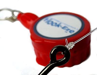 HookEze Fly Fishing Safe Knot Tying Tool, Standard Blue & Large Red Combo -  for Fishing Hooks