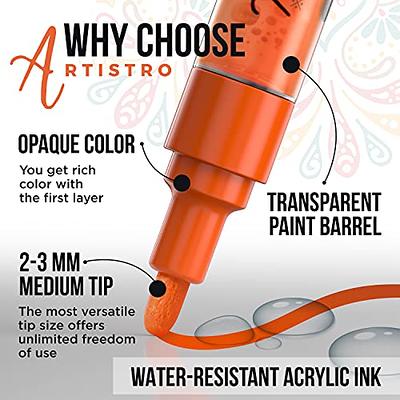 Artistro 28 Assorted Colors Acrylic Paint Markers