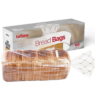  Yeaqee 100 Pcs Kraft Paper Bread Bags for Homemade