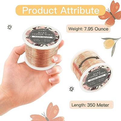 328ft 26 Gauge Jewelry Wire Craft Beading Wire for DIY Jewelry