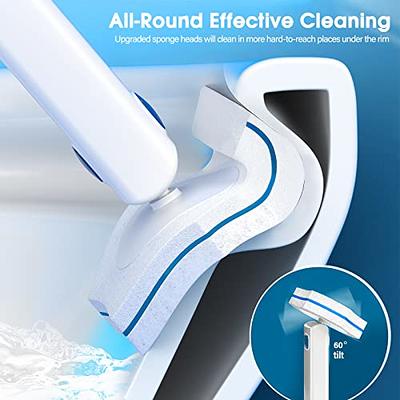 Toilet Brushes Bathroom Cleaning Scrubber Long Handle With Sponge Toilet  Cleaning Brush Modern Hygienic Bathroom Accessories