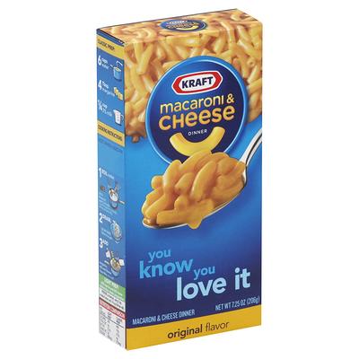Kraft Original Mac N Cheese Macaroni and Cheese Dinner, 35 ct Pack, 7.25 oz  Boxes 