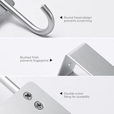 ACMETOP Over The Door Hooks, Over The Door Hanger, Heavy Duty Aluminum Over  The Door Towel