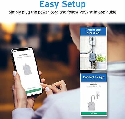 VeSync Smart Plug by Etekcity, 2 Pack Mini WiFi Outlets, Works