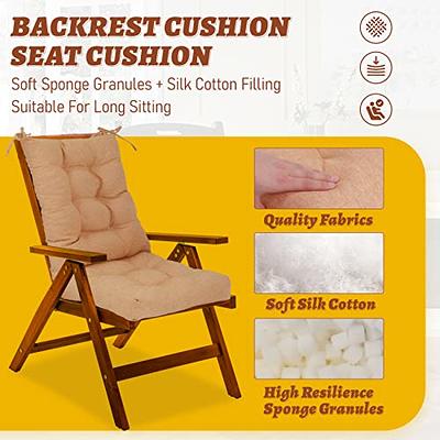 Patouque Memory Foam Chair Cushions, Non Slip Soft Seat Cushion for Kitchen  Chairs, Bar Stool Metal Chair, Comfortable U-Shaped Dining Room Chair Pads  Set of 2, 16x15 Inch, Burgundy Red - Yahoo