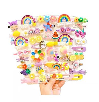 10pcs/set Children Flower Fruit Hairpin Hair Clips Girls Candy