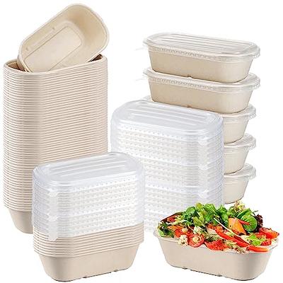 disposable compostable restaurant togo container plastic