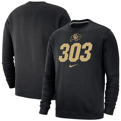 Men s Nike Black Colorado Buffaloes 303 Pullover Sweatshirt