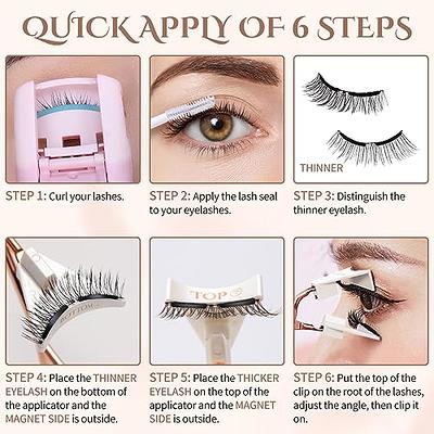 Lashes Natural Look False Eyelashes Wispy Cluster Lashes Manga Eyelash  Extensions Strip Clear Band Lashes Cat Eye Korean Short Anime Fake Lashes  Pack by Kiromiro - Yahoo Shopping