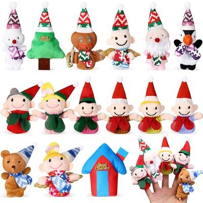  20 PCS Cute Finger Puppets Toys,Monster Stretchy