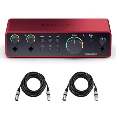 Focusrite Scarlett 4i4 4th Gen USB Interface with Software Suite