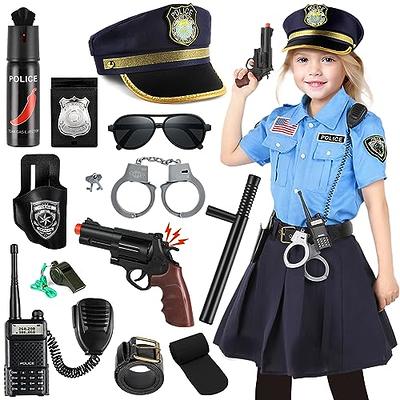 Dress Up America Police Accessory Set with Police Hat : Clothing, Shoes &  Jewelry 