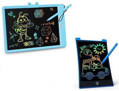 Zell Lcd Writing Tablet For Kids, 10 Inch Doodle Board Drawing Pad